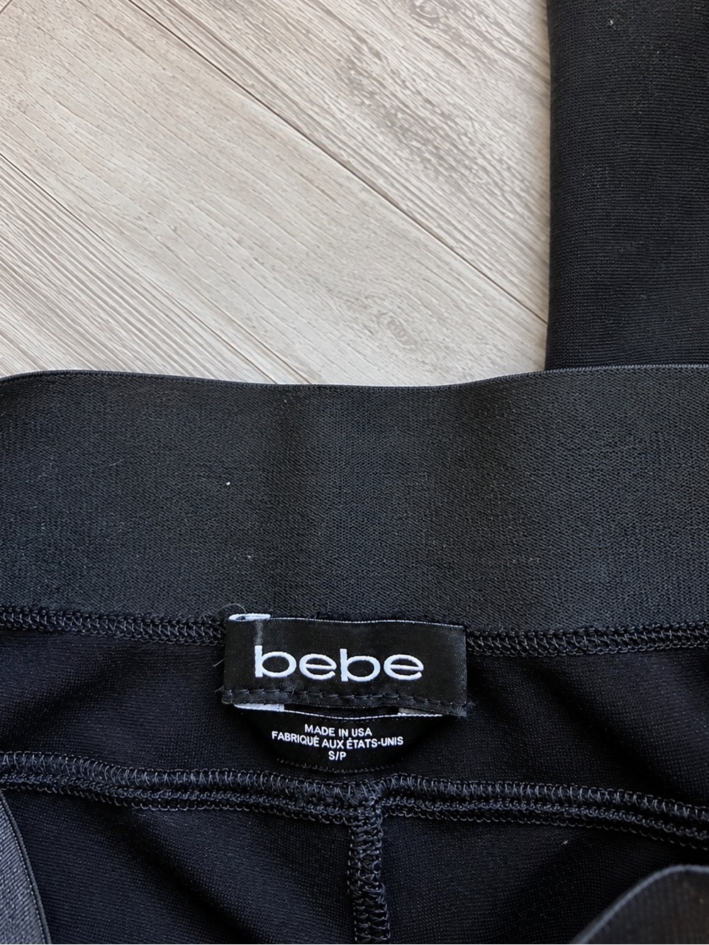 Bebe Stretch Black Leggings - Picture 4 of 4